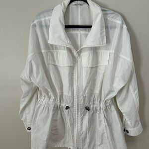 CAbi White Utility Jacket